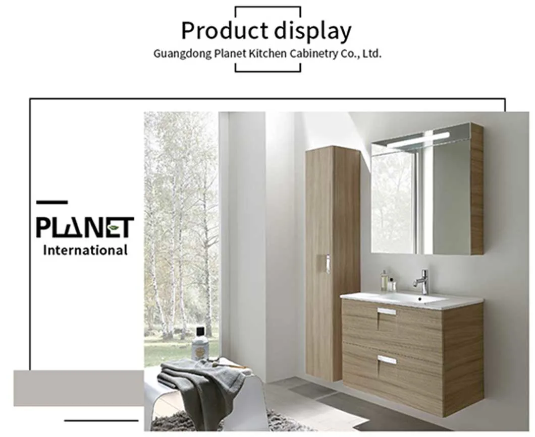 60 Inch Wall Hung Modular Interior Furniture Waterproof Double Bowl Basin Bathroom Vanity Cabinet