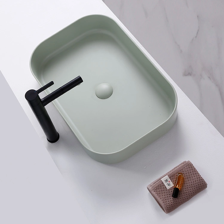 New Design Bathroom Countertops Melamine Resin Basin Sink Bathroom Washbasin in Different Colors